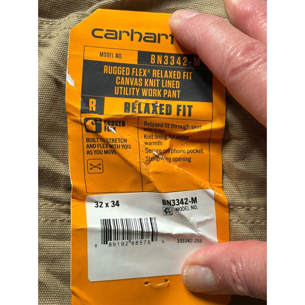 Carhartt NWT - 32x34 Rugged Flex Pant